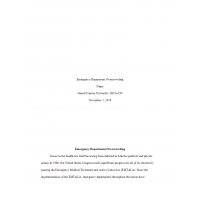 HCA 530 Topic 1 Assignment, Analysis of Contemporary Health Care Issue (Emergency Department Overcrowding)