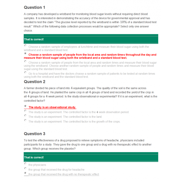 MATH 225N Week 2 Quiz, Statistics 2 MATH 225N Week 2 Quiz, Statistics 2