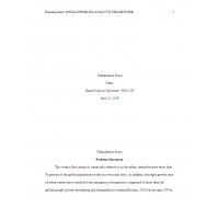 SOC 220 Week 7 Benchmark Assignment, Social Analytics Framework - Urbanization Essay SOC 220 Week 7 Benchmark Assignment, Social Analytics Framework - Urbanization Essay