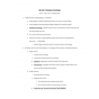 SOC 102 Quiz 1 Study Guide 1 SOC 102 Quiz 1 Study Guide 1