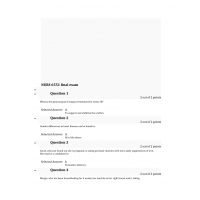 NURS 6551 Final Exam 4 - Question and Answers