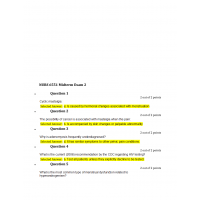 NURS 6551 Midterm Exam 2 - Question and Answers