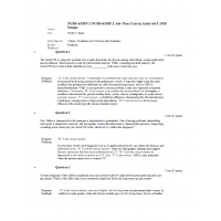 NURS 6550 Midterm Exam 1 NURS 6550 Midterm Exam 1