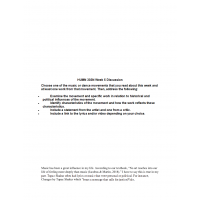 HUMN 303 Week 5 Discussion Question 2 HUMN 303 Week 5 Discussion Question 2