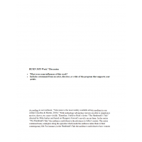 HUMN 303 Week 7 Discussion Question 2 with Answer HUMN 303 Week 7 Discussion Question 2 with Answer