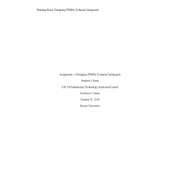 CIS 349 Week 2 Assignment 1, Designing FERPA Technical Safeguards CIS 349 Week 2 Assignment 1, Designing FERPA Technical Safeguards