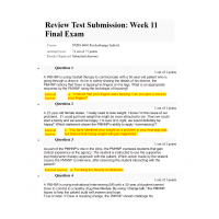 NURS 6640 Final Exam 8 - Question and Answers (74/75 Points)