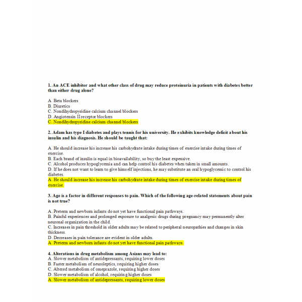 NSG 6005 Final Exam 2