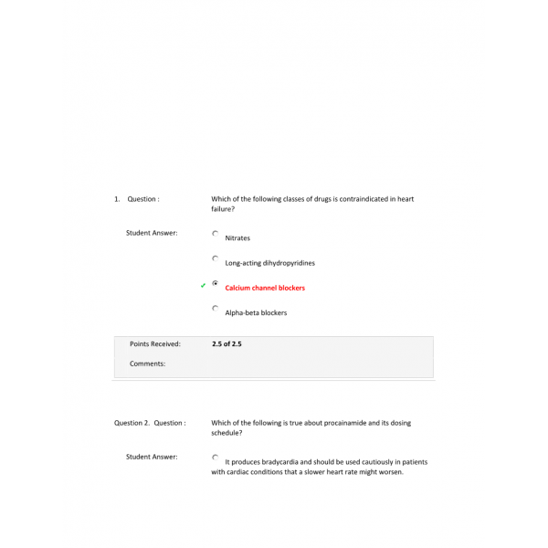 NSG 6005 Week 3 Knowledge Check Quiz 2