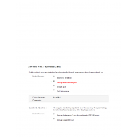 NSG 6005 Week 7 Knowledge Check NSG 6005 Week 7 Knowledge Check