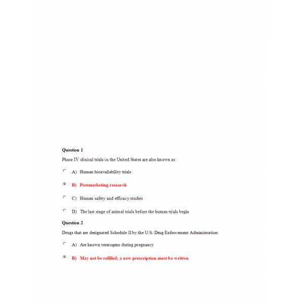 NSG 6005 Week 10 Knowledge Check