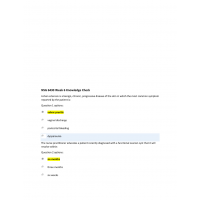 NSG 6430 Week 6 KC NSG 6430 Week 6 KC