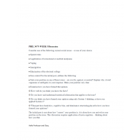 PHIL 347N Week 5 Discussion, In My Opinion (Ver 1) PHIL 347N Week 5 Discussion, In My Opinion (Ver 1)