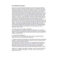 PHIL 347N Week 6 Discussion 1, Comparative Reasoning PHIL 347N Week 6 Discussion 1, Comparative Reasoning