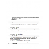 NURS 6501N - NURS6501C Week 9 Quiz 2 (40 out of 40)