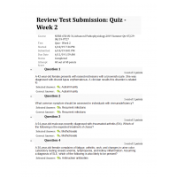 NURS 6501N Week 2 Quiz 3 (40 out of 40)
