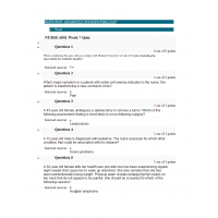 NURS 6501N Week 7 Quiz