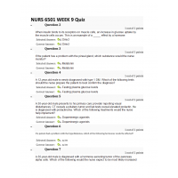 NURS 6501N Week 9 Quiz 3 (03 Sets)