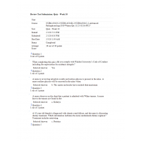 NURS 6501N Week 10 Quiz - NURS 6501D-NURS 6501C (38 out of 40)