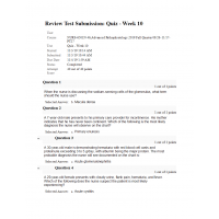 NURS 6501N Week 10 Quiz (40 out of 40)