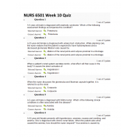 NURS 6501N Week 10 Quiz 5 (40 out of 40)