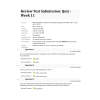 NURS 6501N Week 11 Quiz 2 (40 out of 40)