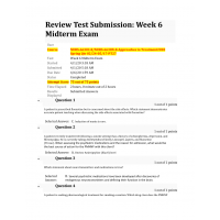 NURS 6630C - NURS 6630N Midterm Exam 3 (75 out of 75)