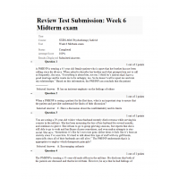 NURS 6640 Midterm Exam 9 - Question and Answers (75 out of 75)
