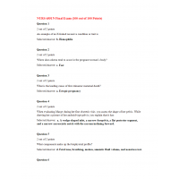 NURS 6551N Final Exam 7 (100 out of 100)
