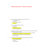 NURS 6551 Week 6 Quiz