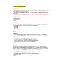 NRNP 6640 Final Exam 3 Question and Answers NRNP 6640 Final Exam 3 Question and Answers