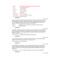 NRNP 6640 Midterm Exam Question and Answers (73 out of 75) NRNP 6640 Midterm Exam Question and Answers (73 out of 75)