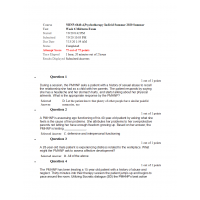 NRNP 6640 Midterm Exam with Answers Psychotherpy (75 out of 75) NRNP 6640 Midterm Exam with Answers Psychotherpy (75 out of 75)