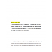 LDR 615 Topic 1 Discussion Question 2 LDR 615 Topic 1 Discussion Question 2