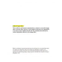 LDR 615 Topic 5 Discussion Question 2 LDR 615 Topic 5 Discussion Question 2
