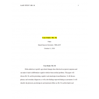 NRS 410V Week 2 Assignment, Case Study Mr NRS 410V Week 2 Assignment, Case Study Mr