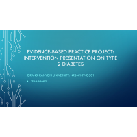 NRS 410V Week 5 Assignment, Evidence Based Practice for Diabetes: NRS 410V Week 5 Assignment, Evidence Based Practice for Diabetes: