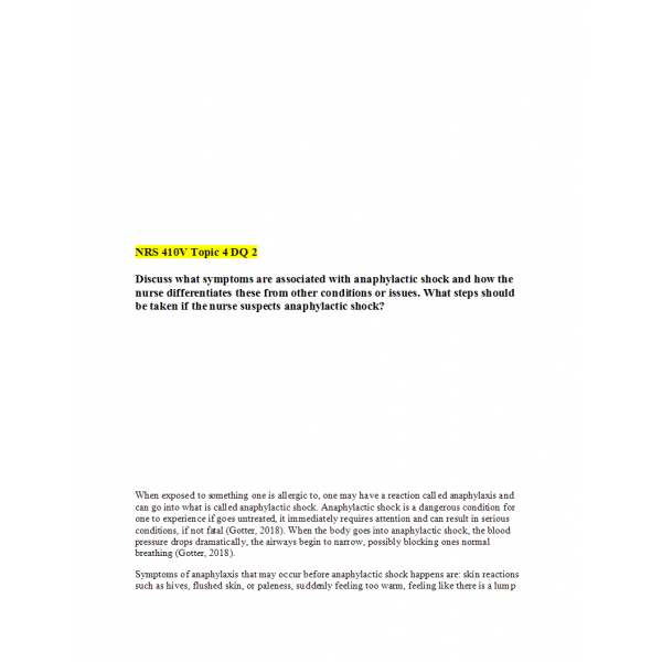 NRS 410V Topic 4 Discussion Question 2 (Two Responses) NRS 410V Topic 4 Discussion Question 2 (Two Responses)