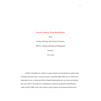 NRS 451VN Week 3 Assignment, Executive Summary 2 - Perioperative Handoff Report NRS 451VN Week 3 Assignment, Executive Summary 2 - Perioperative Handoff Report