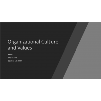 NRS 451VN Week 4 Assignment, Organizational Culture and Values 2 NRS 451VN Week 4 Assignment, Organizational Culture and Values 2
