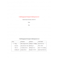 ELM 510 Week 1 Assignment Effective Engagement Strategies ELM 510 Week 1 Assignment Effective Engagement Strategies