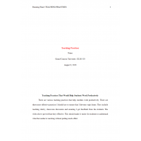 ELM 510 Week 3 Assignment Behavior Reduction Strategies ELM 510 Week 3 Assignment Behavior Reduction Strategies
