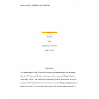 JUS 641 Topic 7 Assignment, Lawyer Billing Methods JUS 641 Topic 7 Assignment, Lawyer Billing Methods