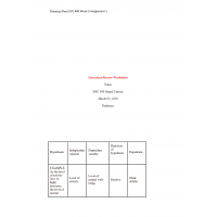 SOC 480 Week 5 Assignment 1, Literature Review Worksheet Part III (Ver 1)
