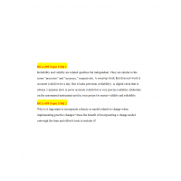 HCA 699 Week 5 Discussion Question 1 and 2 HCA 699 Week 5 Discussion Question 1 and 2