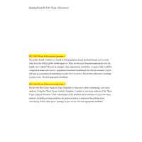 HLT 605 Week 4 DQ 1 and 2 with Answers HLT 605 Week 4 DQ 1 and 2 with Answers