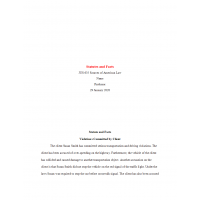 JUS 635 Topic 2 Week 2 Benchmark Assignment, Statutes and facts: