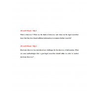 JUS 635 Topic 7 Week 7 Discussion 1 and 2