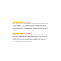 SOC 445 Week 6 Discussion 1 and 2 with Answers