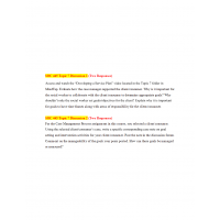 SOC 445 Week 7 Discussion 1 and 2 with Answers